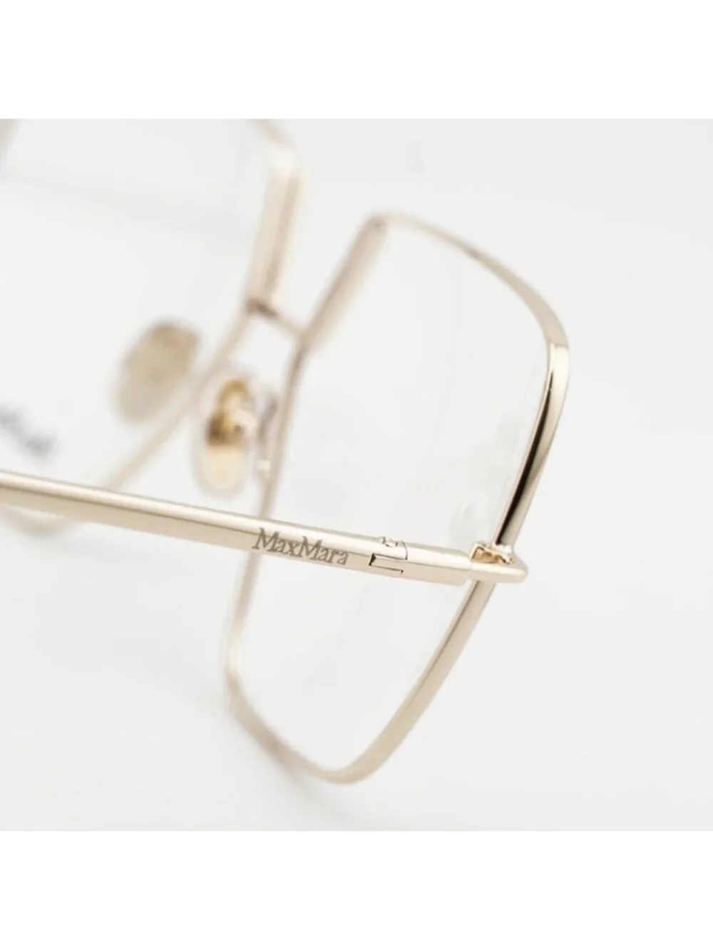 Max Mara MM5120 001 Eyeglasses Black / Gold 55mm Butterfly Frame